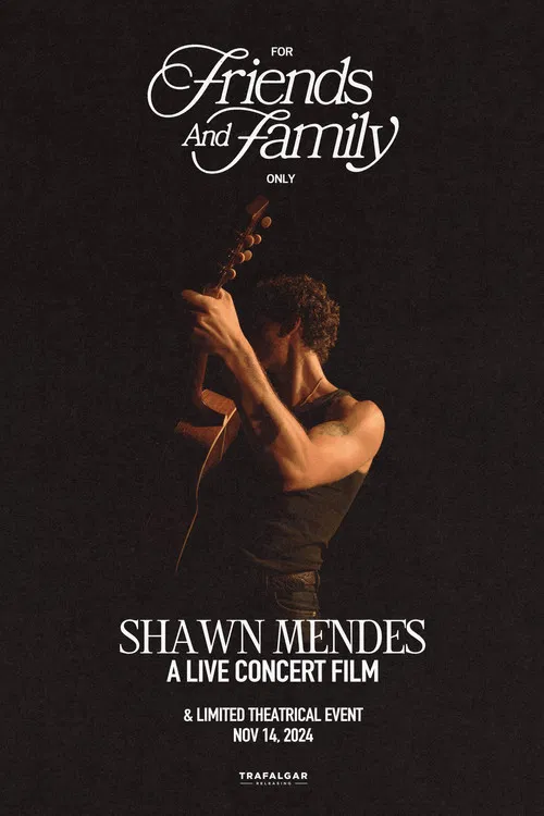 Shawn Mendes: For Friends and Family Only – A Live Concert Film poster
