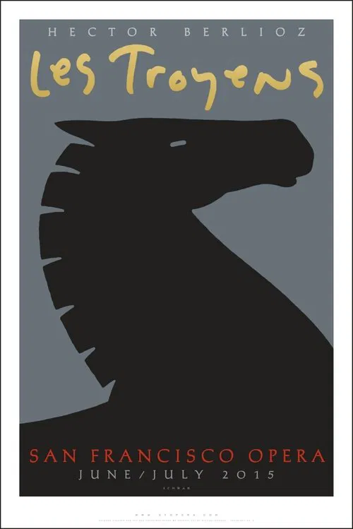Les Troyens - San Francisco Opera poster