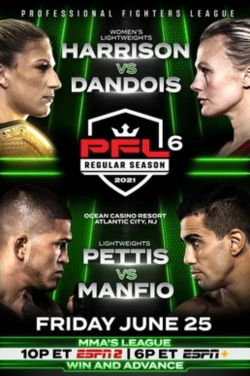 PFL 2021 #6: Regular Season - Harrison vs. Dandois poster
