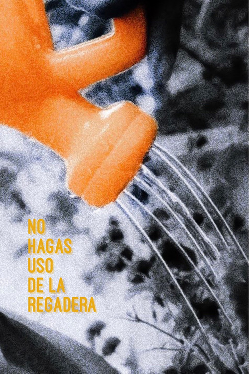 No hagas uso de la regadera poster