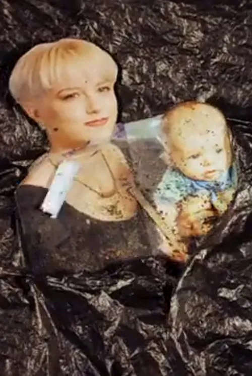 Reddish Brown and Blueish Green poster