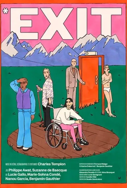 EXIT - Théâtre du Train Bleu - Festival OFF Avignon poster