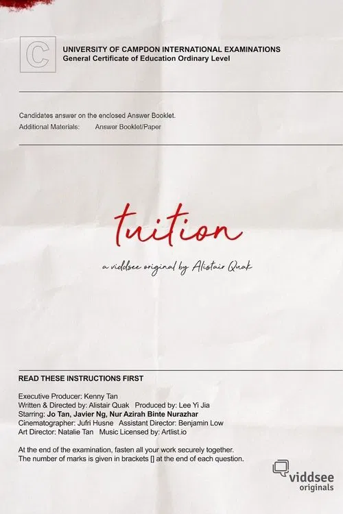 Tuition poster