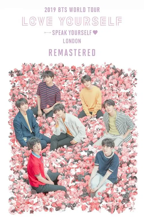 BTS 2019 WORLD TOUR 'LOVE YOURSELF: SPEAK YOURSELF' LONDON Remastered poster