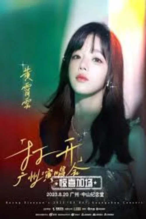 黄霄雲打开广州演唱会 poster