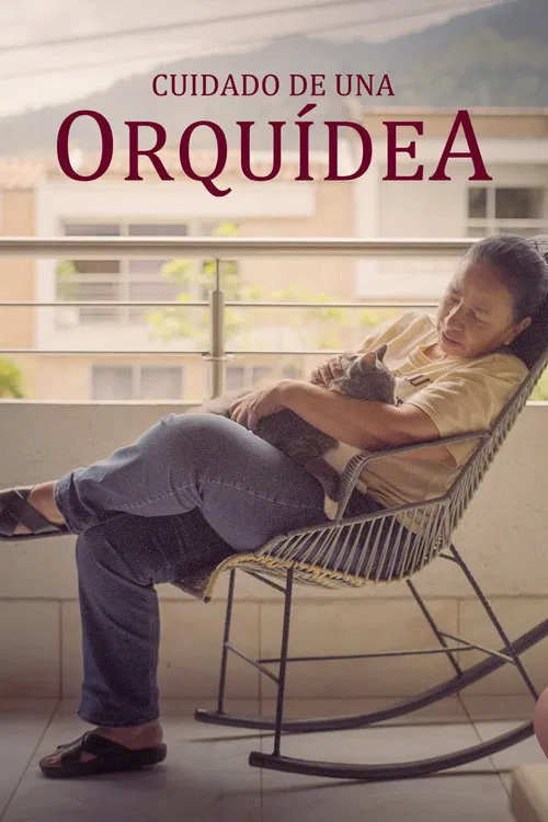 Cuidado de una Orquidea poster