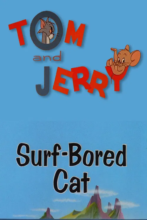 Surf-Bored Cat poster