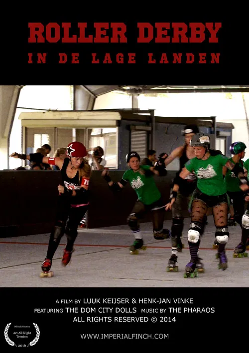 ROLLER DERBY IN THE LOW COUNTRIES poster