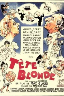 Tête blonde poster