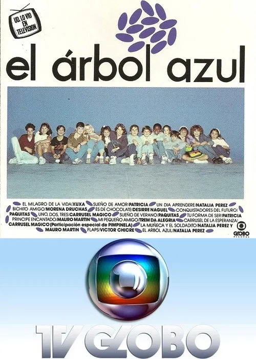 El árbol azul poster