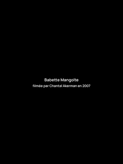 Interview with Babette Mangolte poster