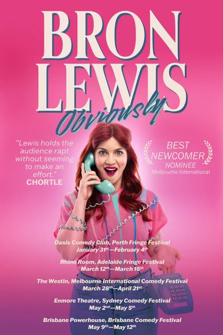 Bron Lewis - Obviously poster