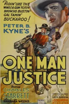 One Man Justice poster