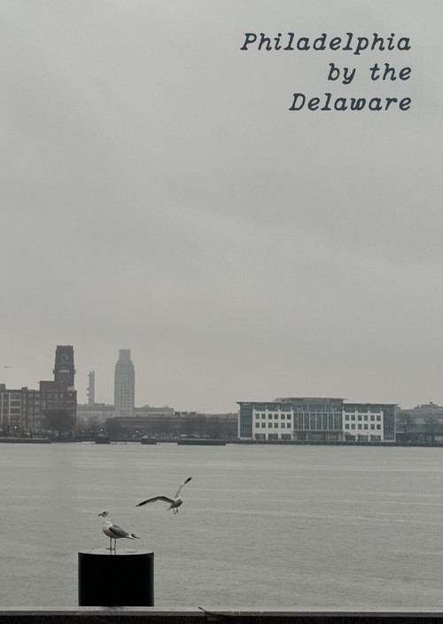 Philadelphia by the Delaware poster
