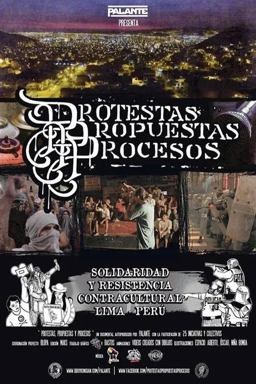 Protestas, propuestas, procesos poster