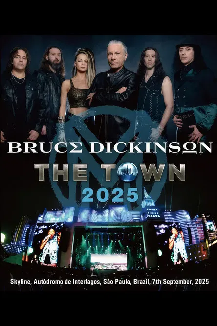 Bruce Dickinson - The Town Festival 2025 poster