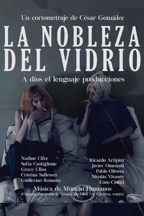La nobleza del vidrio poster
