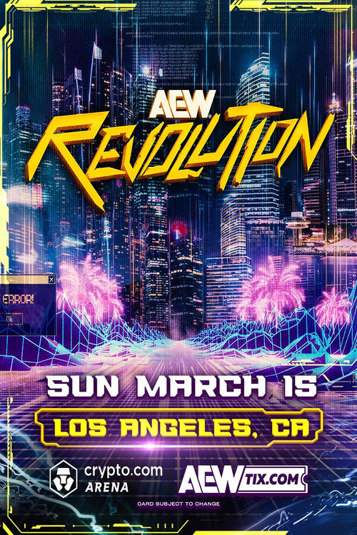 AEW Revolution 2026 poster