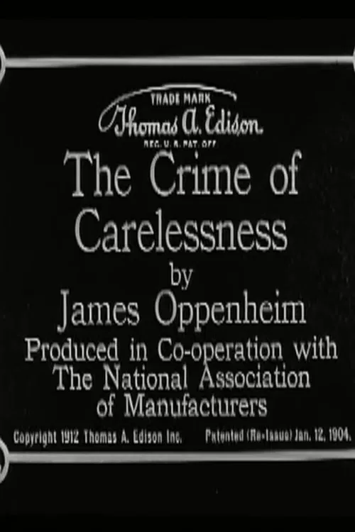 The Crime of Carelessness poster