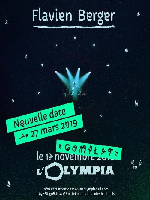 Flavien Berger - Live at Olympia poster