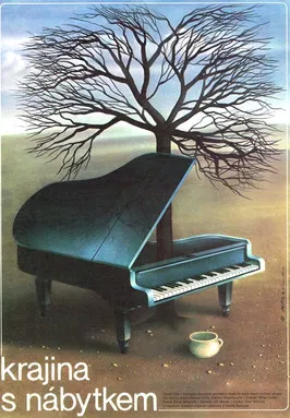 Landscape with Furniture poster