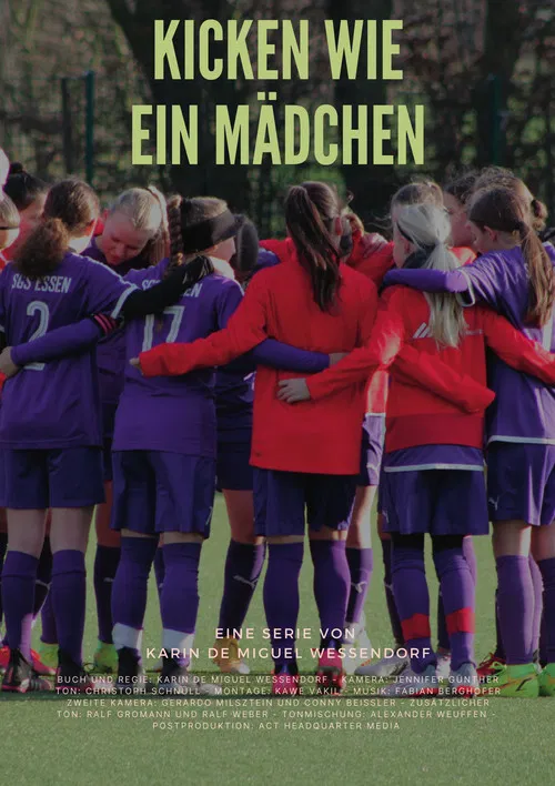 Kicken wie ein Mädchen poster