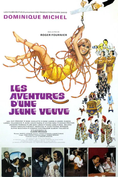 Les aventures d'une jeune veuve poster