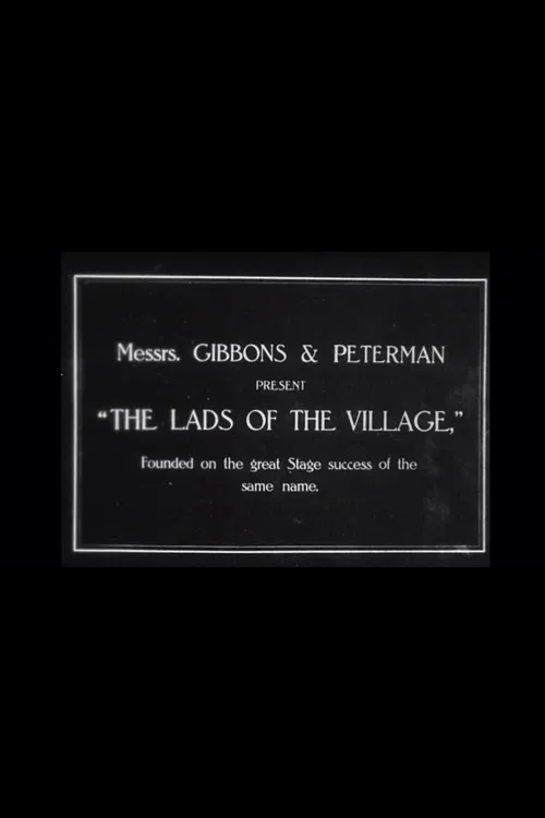 The Lads of the Village poster