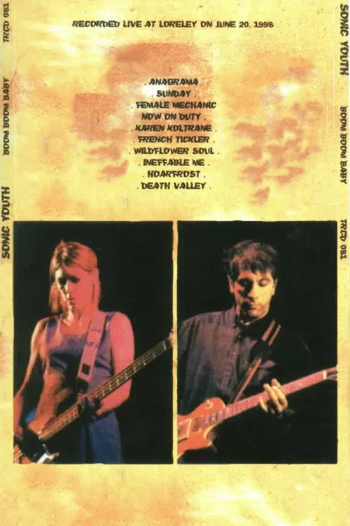 Sonic Youth: Rockpalast 1998 poster