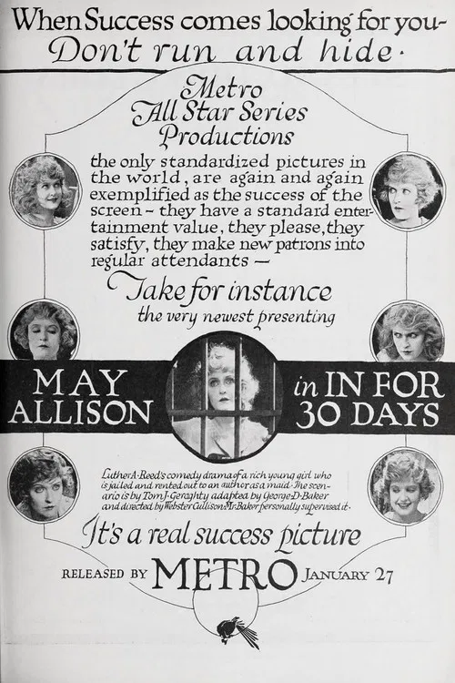 In for Thirty Days poster