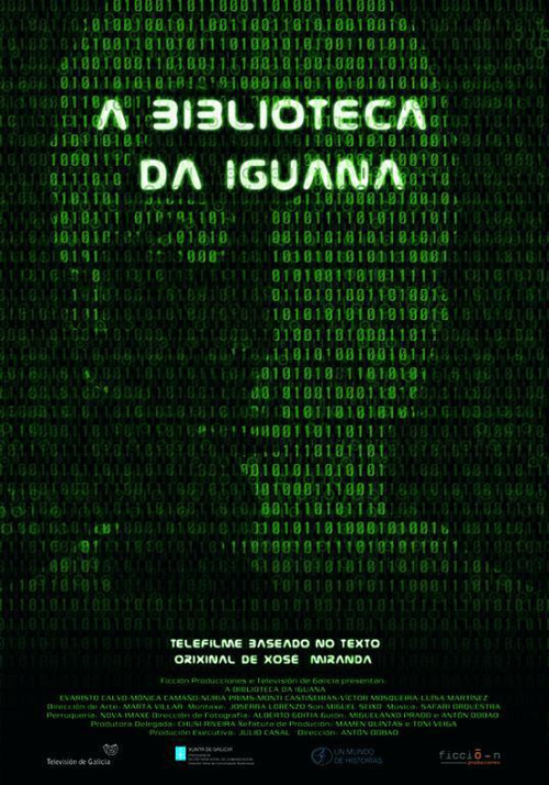A biblioteca da iguana poster