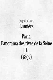 Panorama des rives de la Seine à Paris, III poster