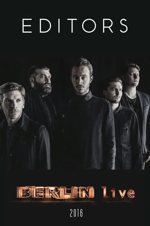 Editors - Berlin Live poster