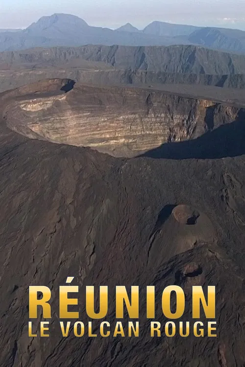 Réunion le volcan rouge poster