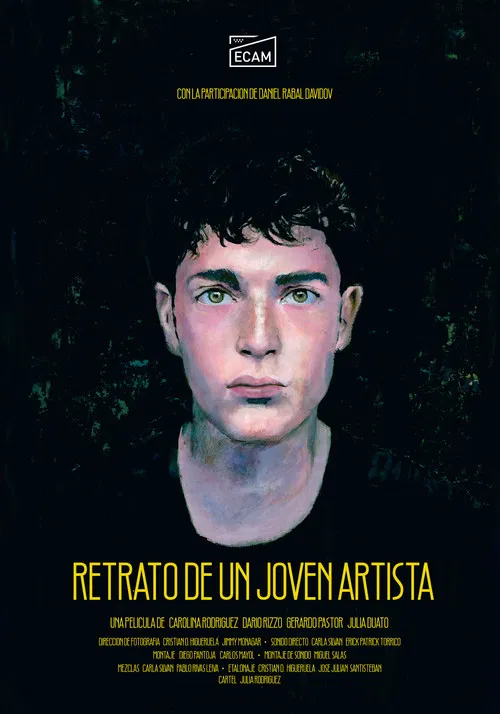 Retrato de un joven artista poster