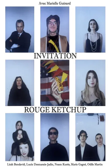 Invitation Rouge Ketchup poster