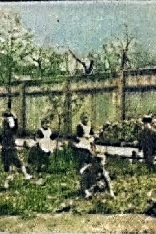 Children Playing in the Garden poster