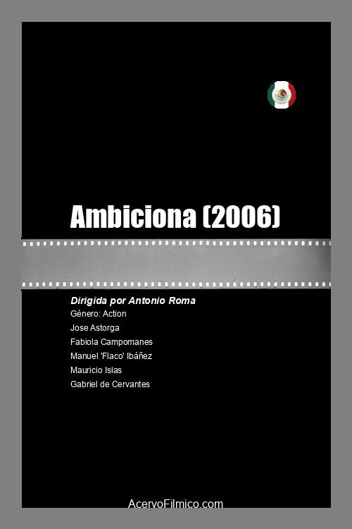 Ambiciona poster