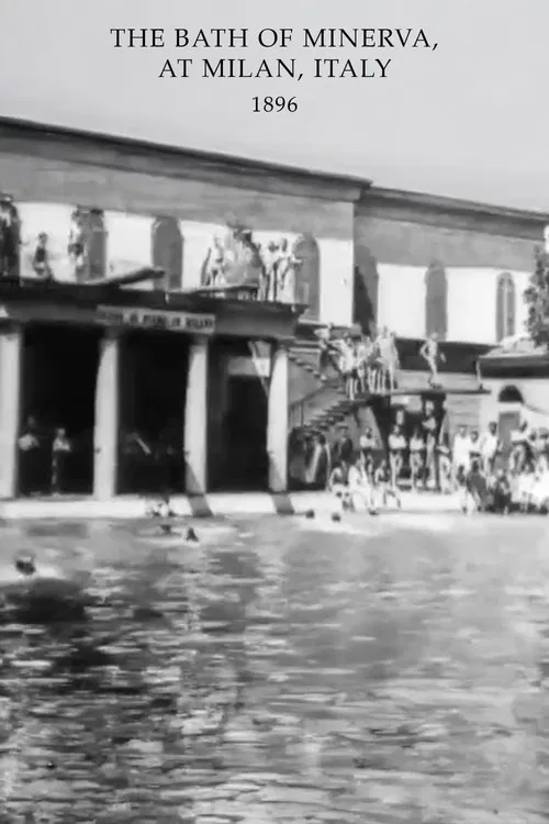 The Bath of Minerva, at Milan, Italy poster