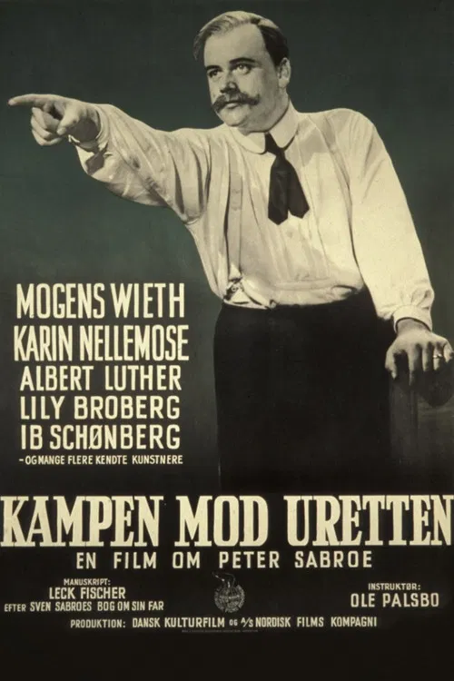 Kampen mod uretten poster