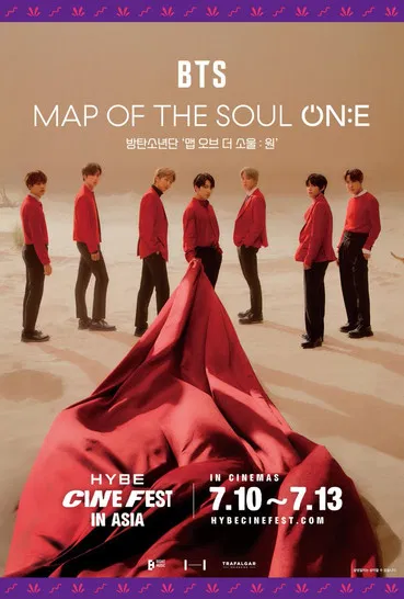 BTS MAP OF THE SOUL ON:E poster