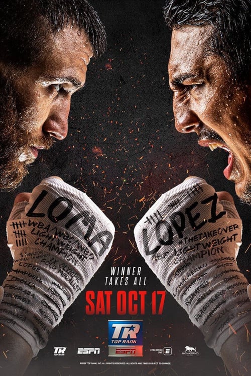 Vasyl Lomachenko vs. Teófimo López poster