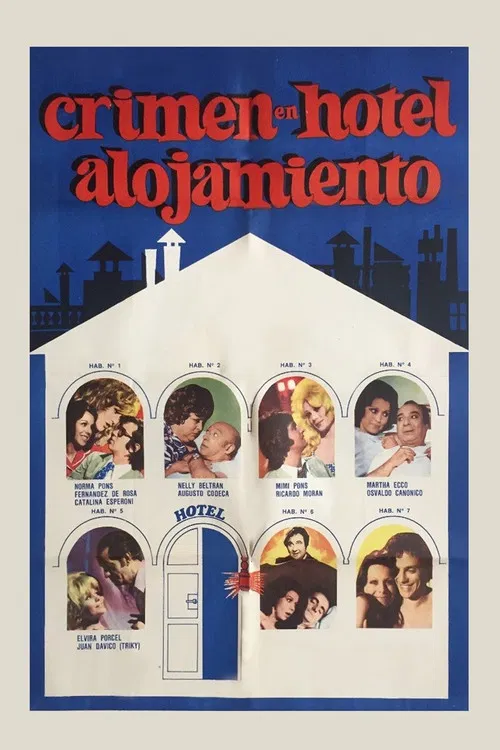 Crimen en el hotel alojamiento poster