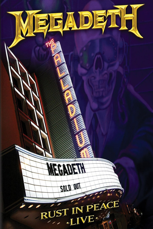 Megadeth - Rust in Peace Live poster