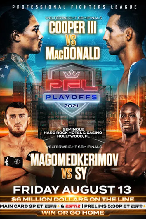 PFL 2021 #7: Playoffs - Cooper III vs MacDonald poster