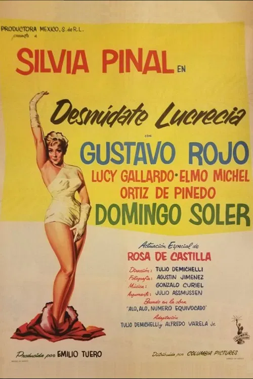 Desnúdate, Lucrecia poster