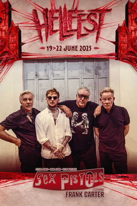 Sex Pistols & Frank Carter - Hellfest 2025 poster