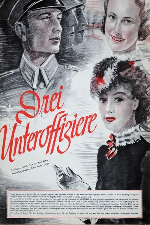 Drei Unteroffiziere poster