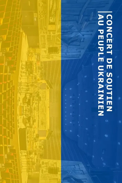 The Orchestre Philharmonique de Radio France Solidarity concert for Ukraine poster