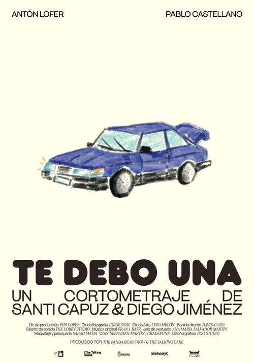 Te debo una poster